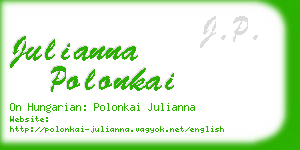 julianna polonkai business card